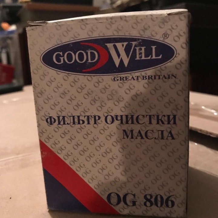 Фильтр масляный GOODWILL OG806 НОВЫЙ