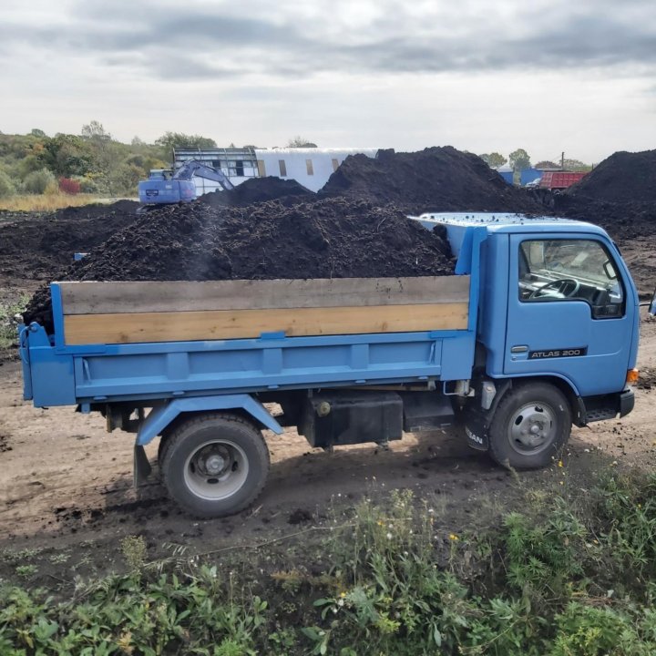 Торф . Чернозём, земля, плодородный слой.