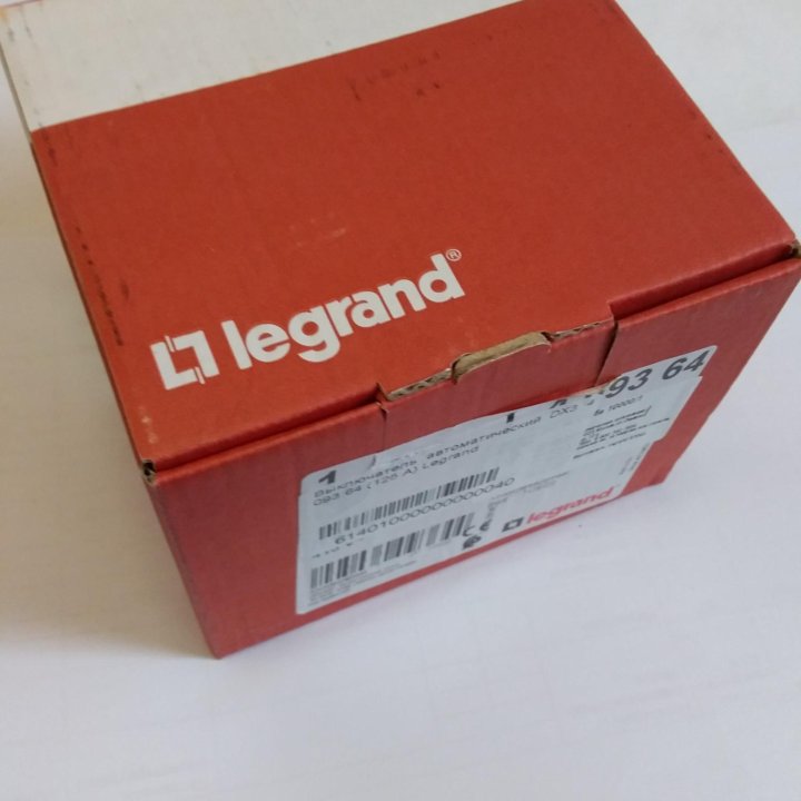 Автоматический выключатель Legrand DX3 4п 125А C