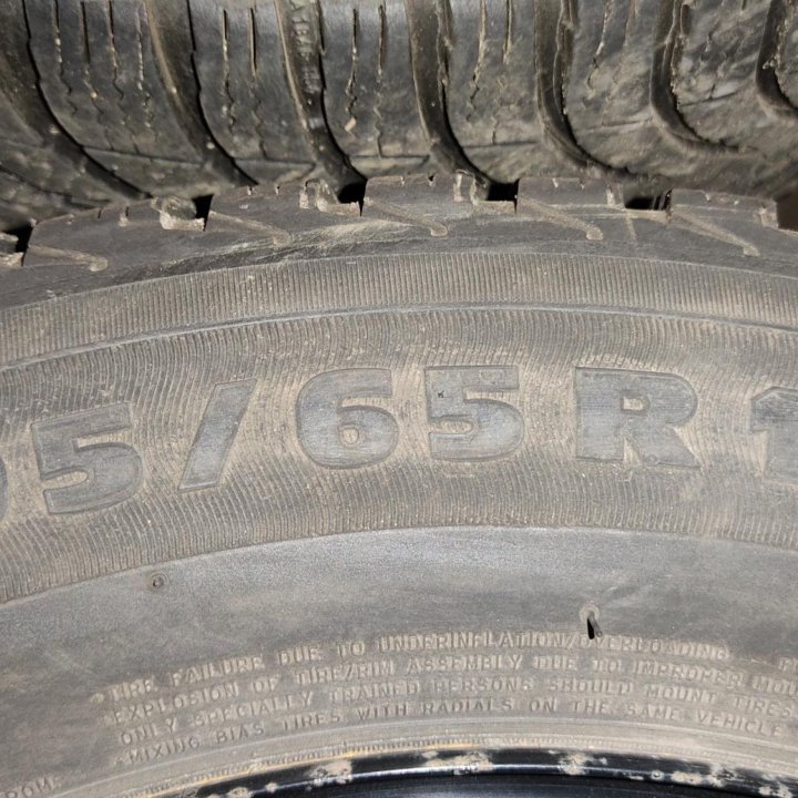 Колёса зимние R15 в сборе Michelin