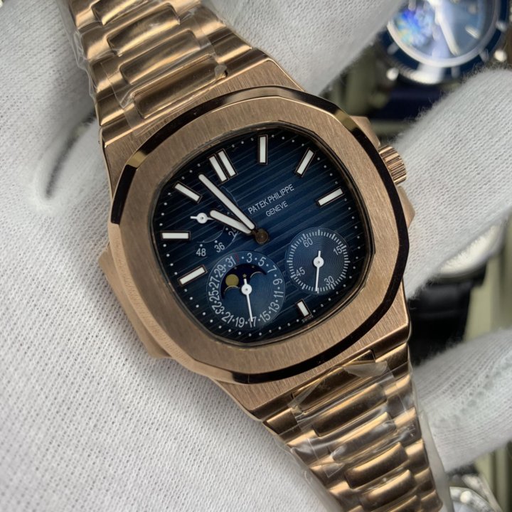 Мужские часы Patek Nautilus gold