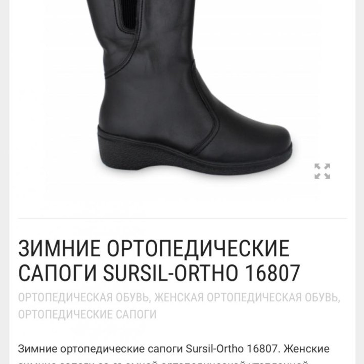 Зимние сапоги