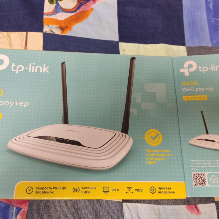 Wi-Fi роутертTP-Link N300 TL-WR841N