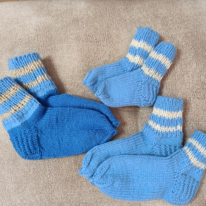 Вязанные носки