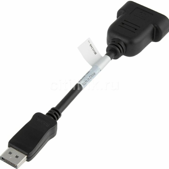 Переходник DVI DisplayPort (m) - DVI-D (f)