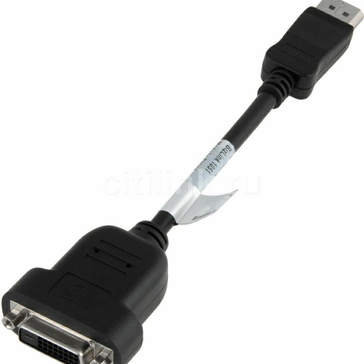 Переходник DVI DisplayPort (m) - DVI-D (f)