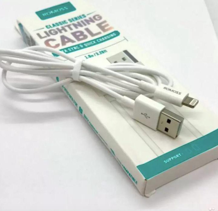  Зарядный кабель Romoss USB–Lightning для Apple