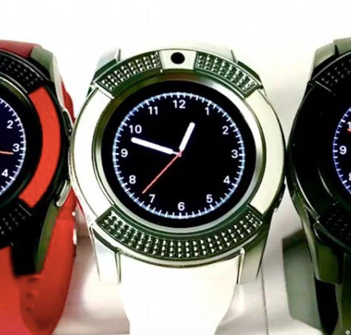  Умные часы Smart Watch V8 белые + флешка 8 gb