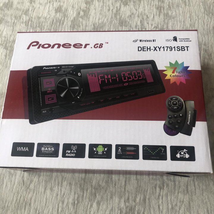 Новая автомагнитола Pioneer GB Deh-xy1791sbt