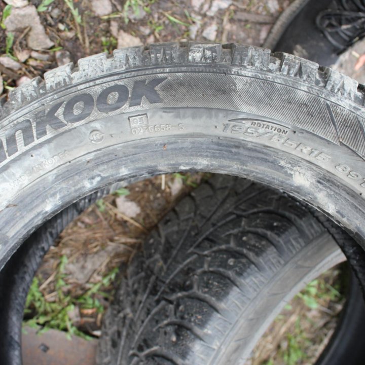 Пара зимних шин Hankook Winter iPike 195/55/R15