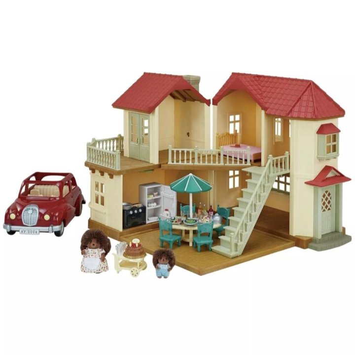 sylvanian families большой дом со светом