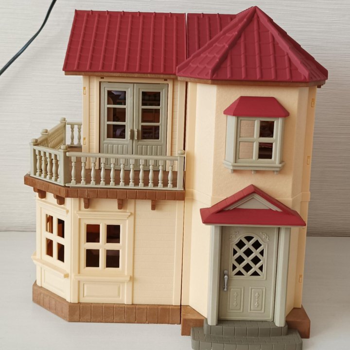 sylvanian families большой дом со светом