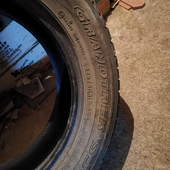 Dunlop Grandtrek SJ6 225/60 R17 99Q зимние 4 шт