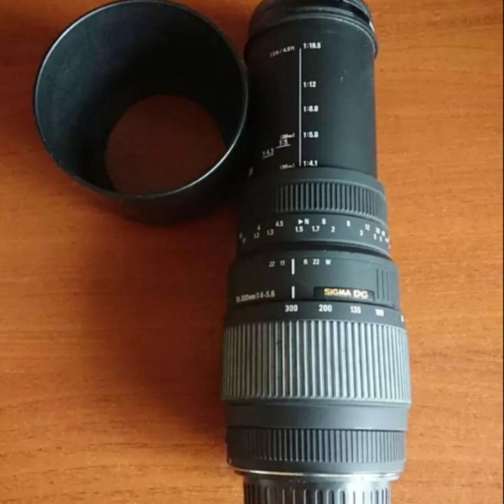 Объектов 70-300 Canon.