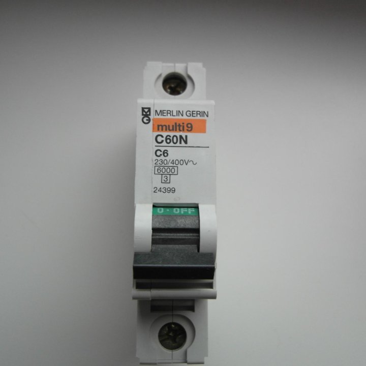 Автоматический выключатель Schneider, 1 Р, 6А.