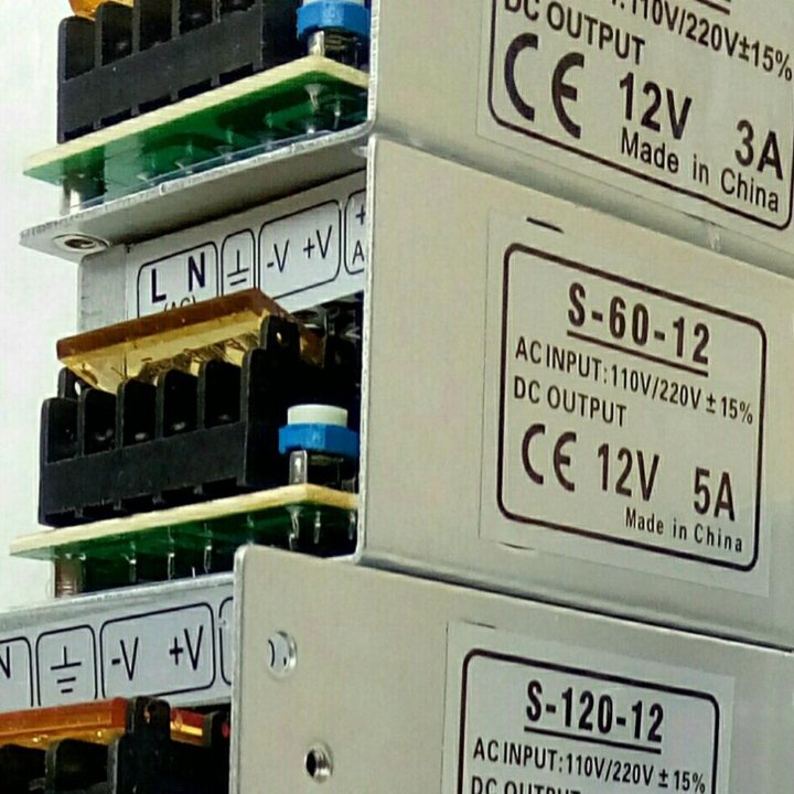 Блок питания ip20 12V 5A 60W