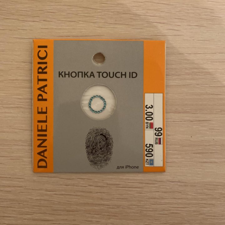 Наклейка на iPhone - кнопка Touch ID