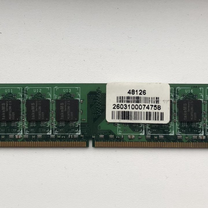 Память TakeMS DDR2 1Gb 800MHz TMS1GB264C082-805EV