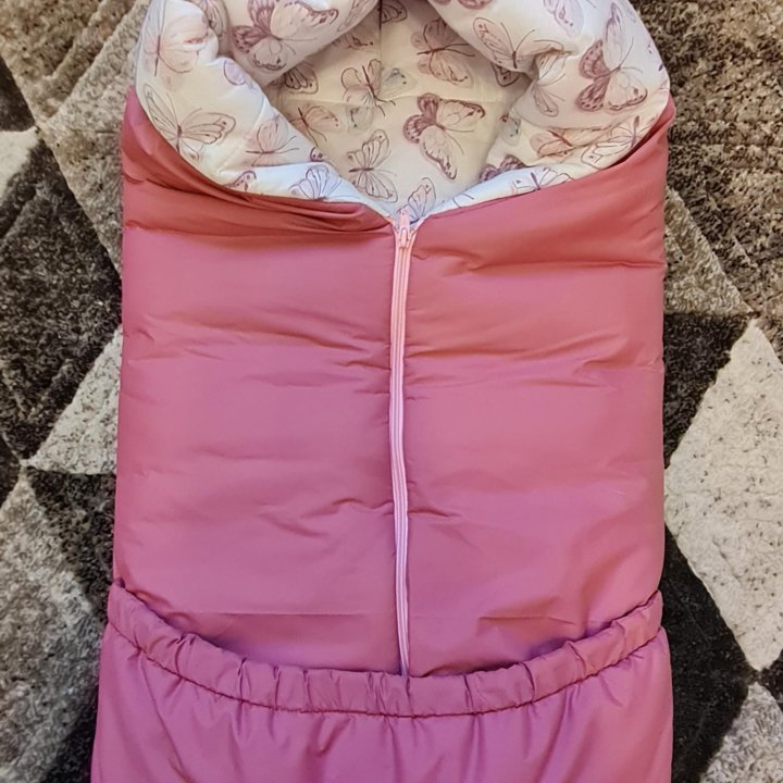 Конверт зимний для девочки