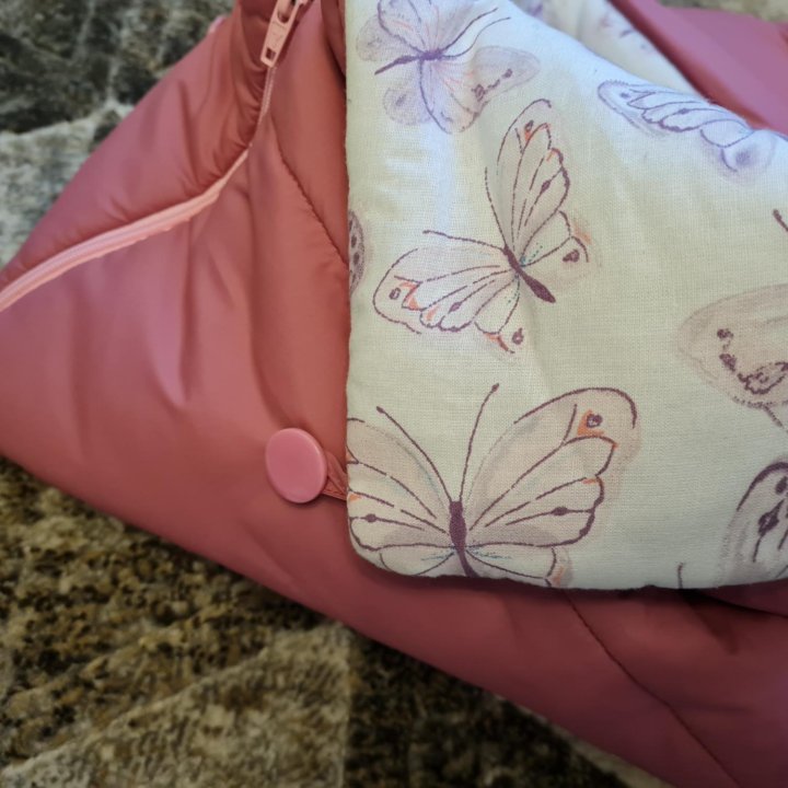 Конверт зимний для девочки