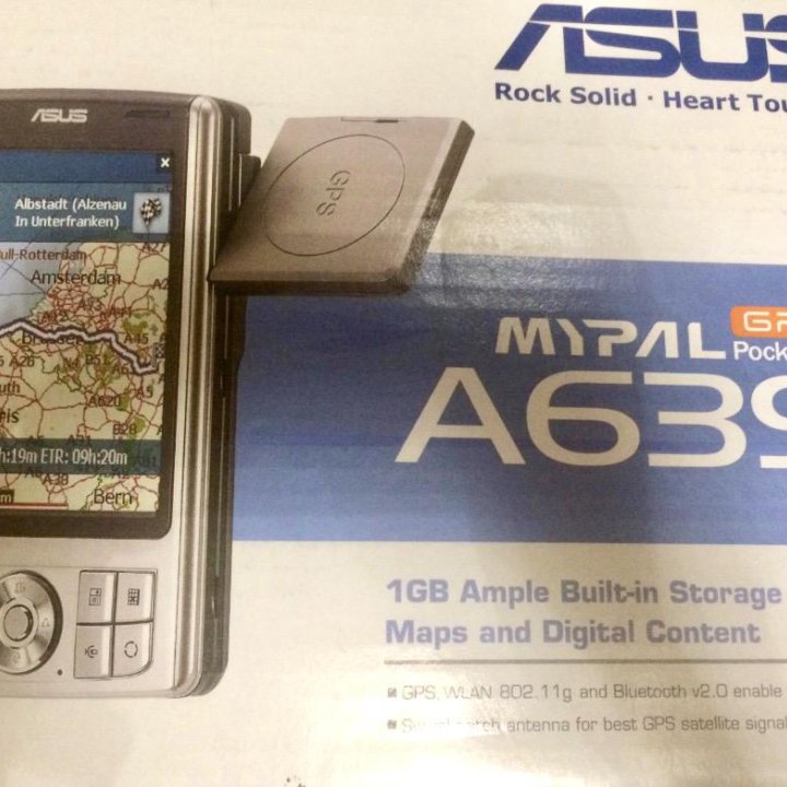 ASUS MyPal A639: КПК со встроенным GPS-приёмником
