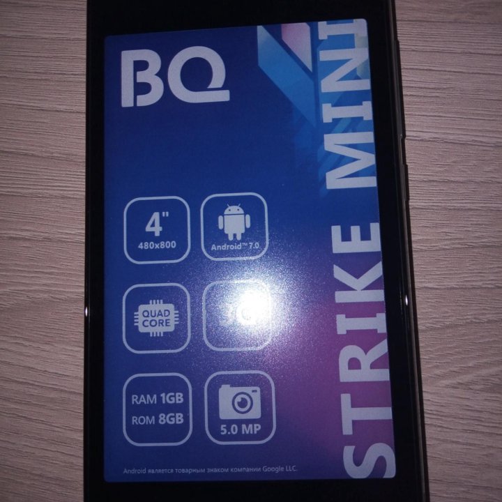 Новый смартфон BQ 4072 Strike Mini