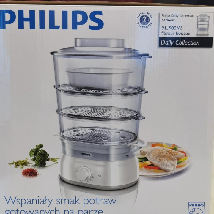 Новая Пароварка Philips Daily Collection HD9124/00