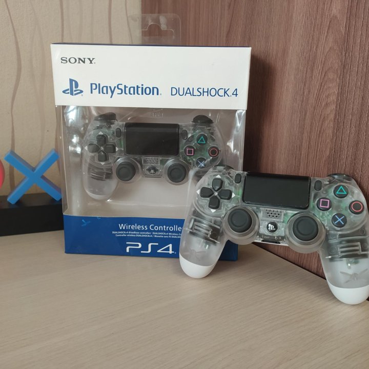 Джойстик PS4 прозрачный (новый)