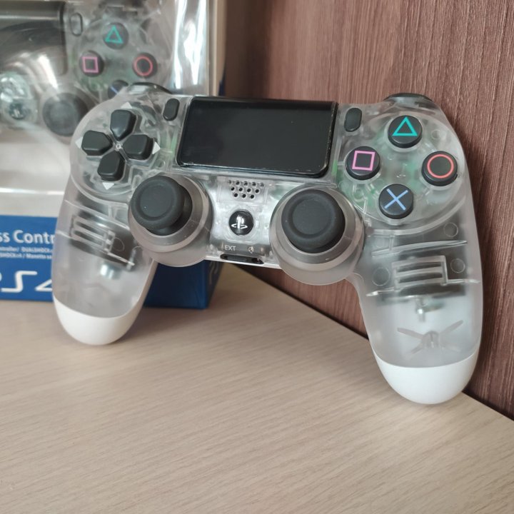 Джойстик PS4 прозрачный (новый)