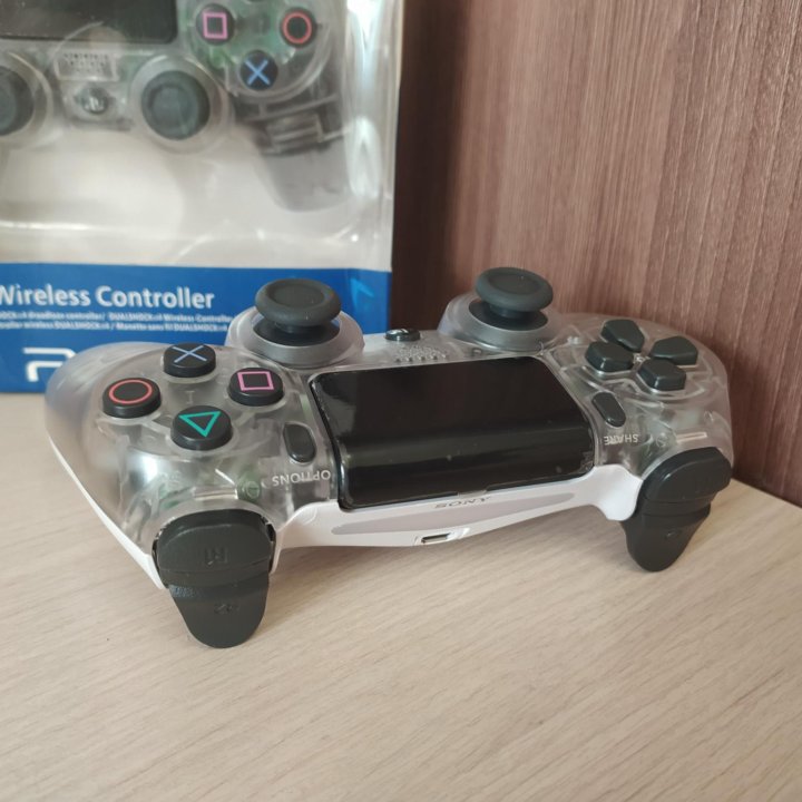 Джойстик PS4 прозрачный (новый)