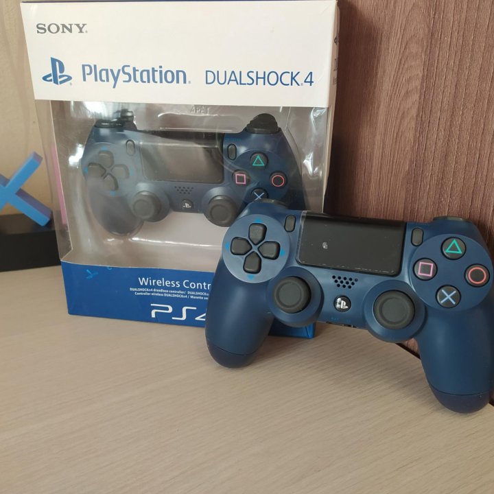 Джойстик PS4 тёмно синий (новый)