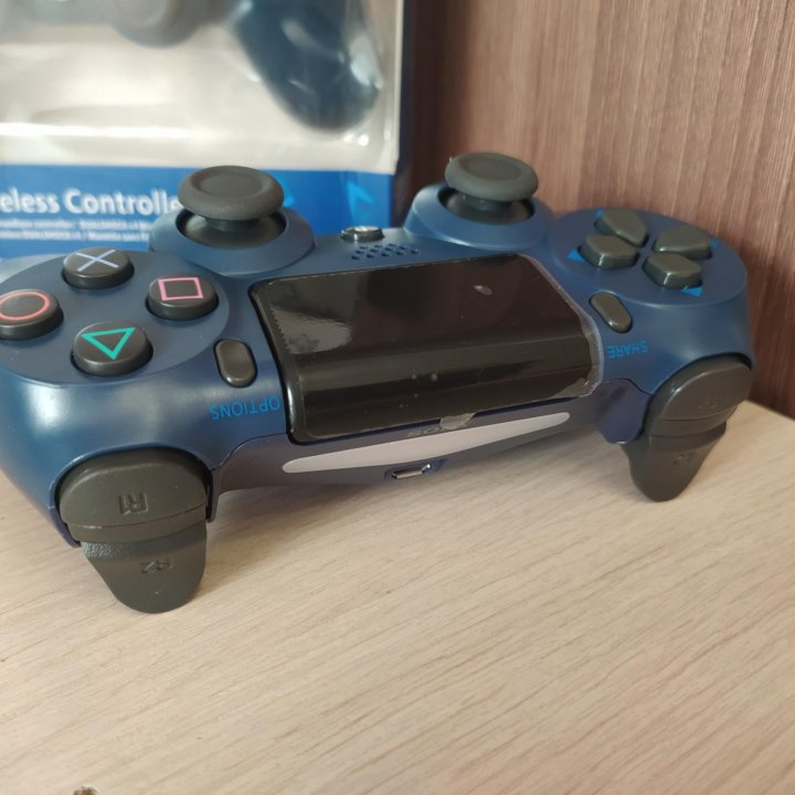 Джойстик PS4 тёмно синий (новый)