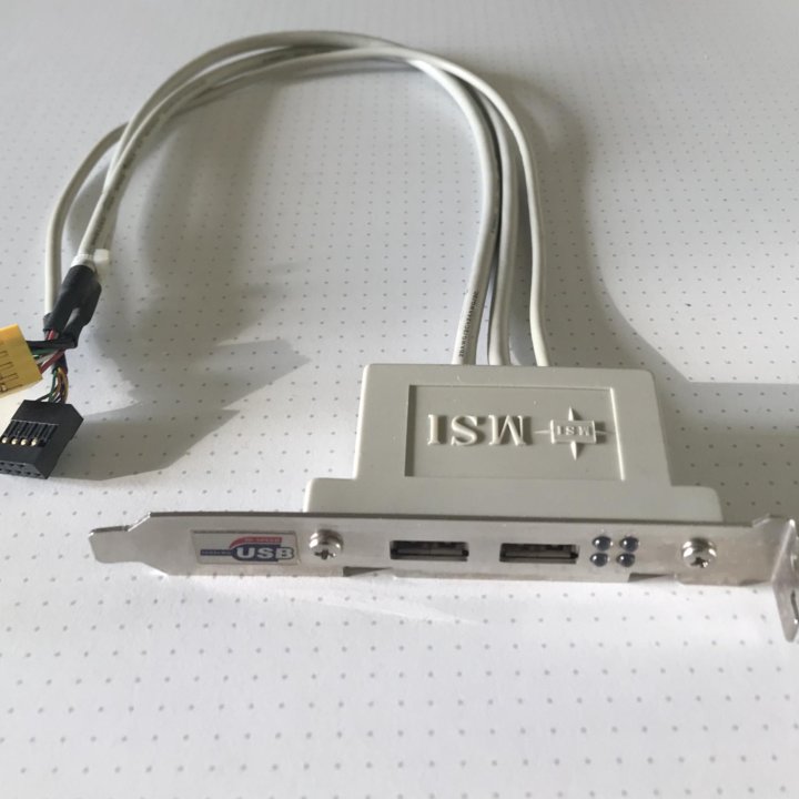 Монтажная планка (Bracket) с 2 портами USB 2.0