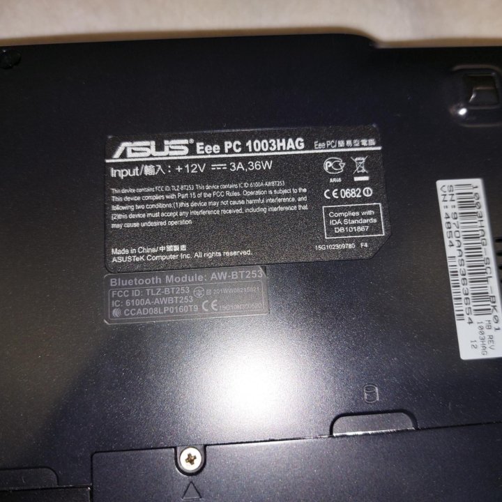 asus eee pc 1003hag