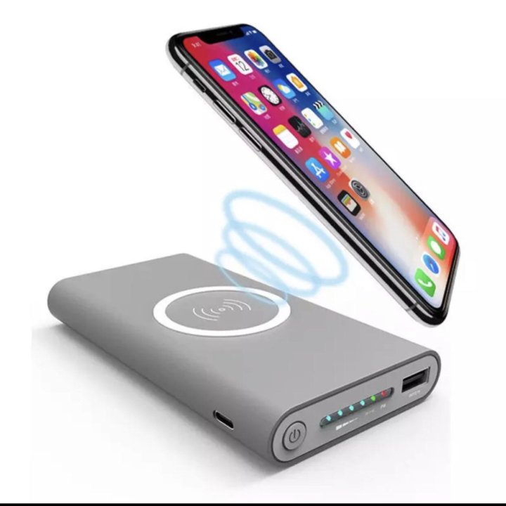 Power Bank с беспроводной зарядкой