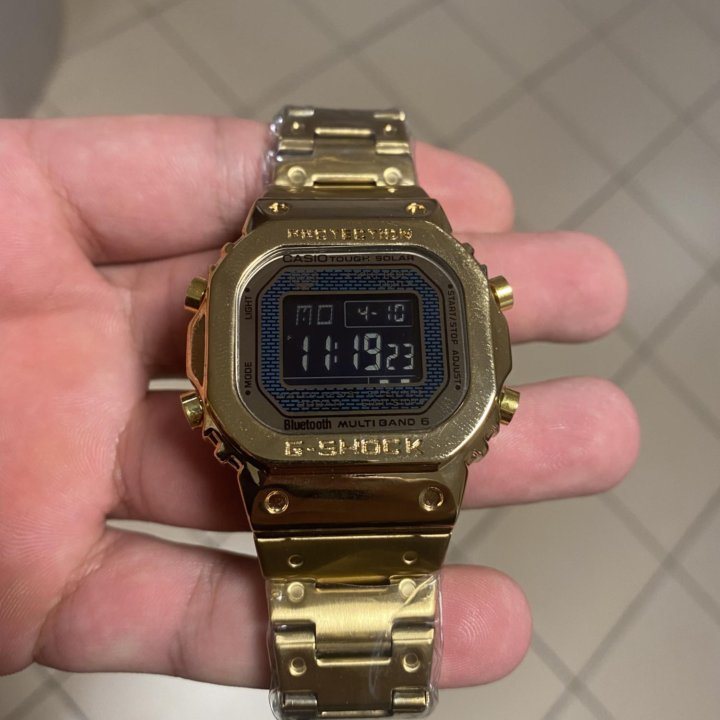 Часы Casio G Shock Gold стальные