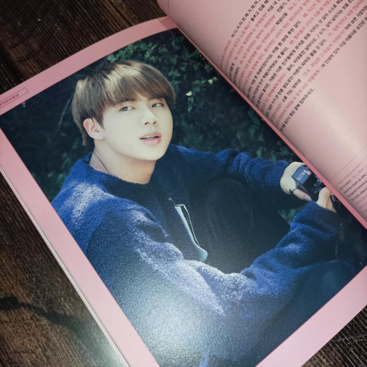 BTS Live on stage program book плюс открытка Ви