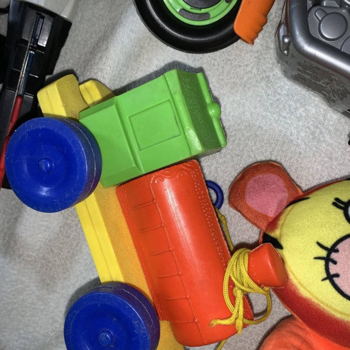 Детские игрушки робот мотоцикл поезд лев