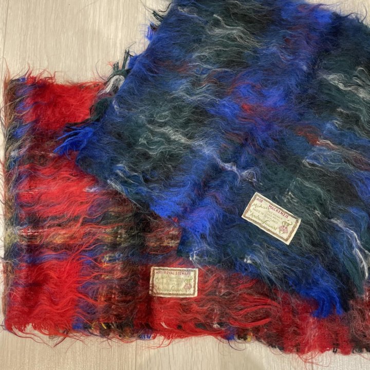 Винтажные шерстяные шарфы Шотландии, HAXAP, новые