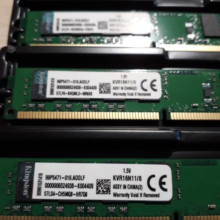 Оперативная память Kingston DDR3 8 Гб