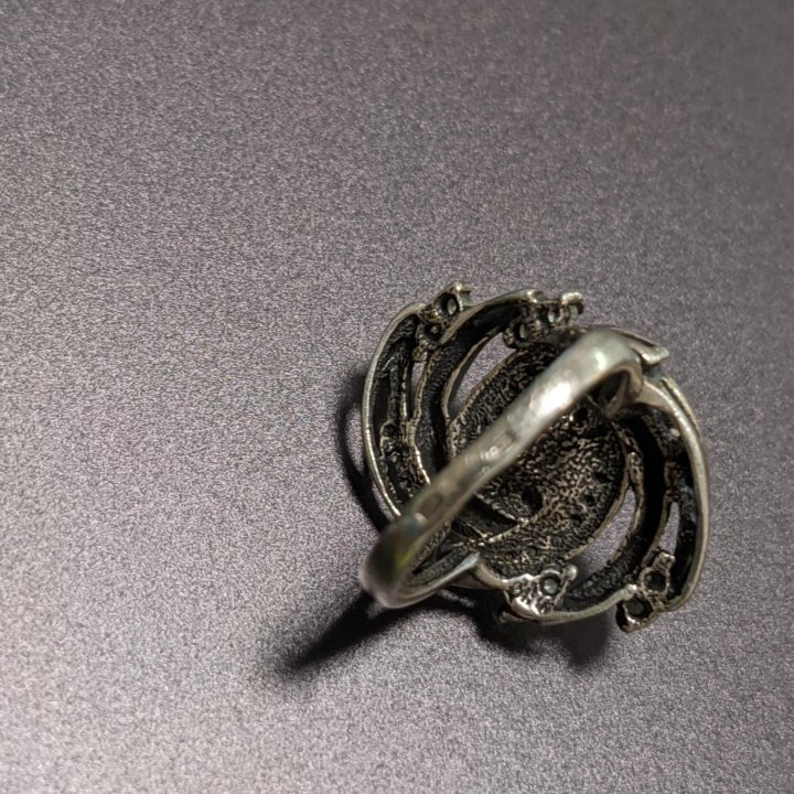 Кольцо серебро