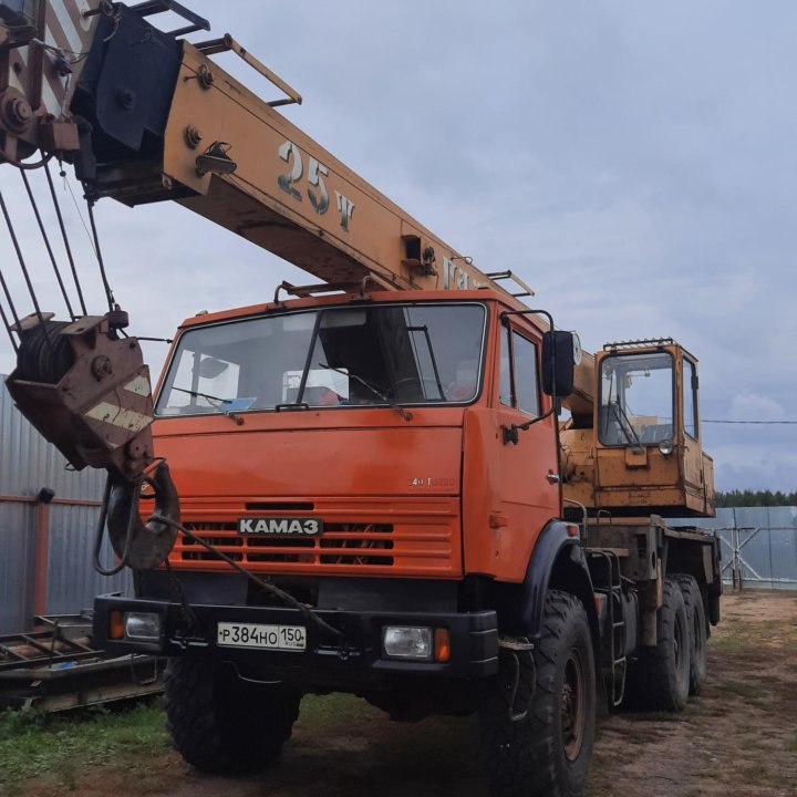 Услуги (аренда) автокрана 25 тонн