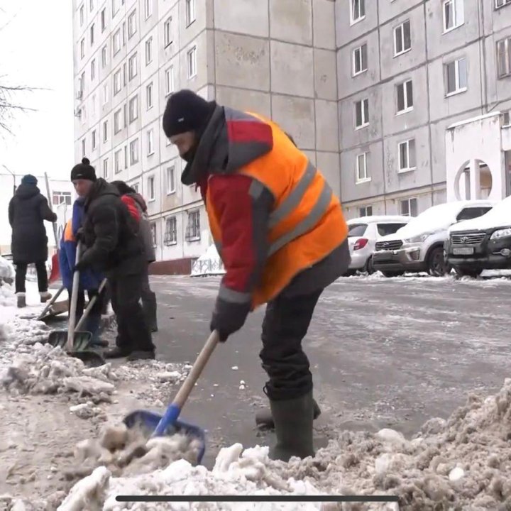 Уборка снега. Уборка помещений