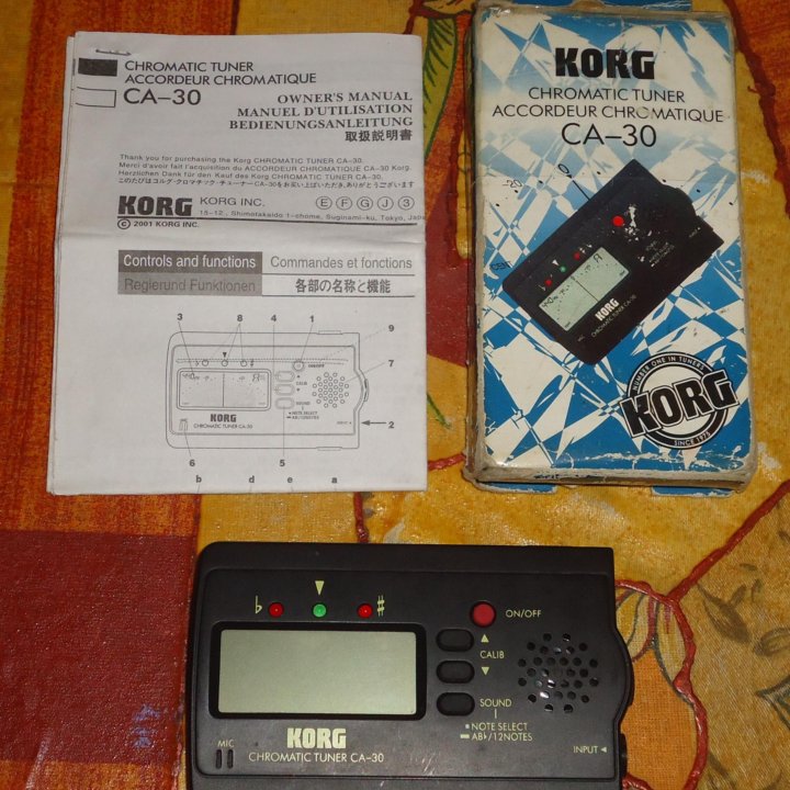 Тюнер гитарный korg CA-30