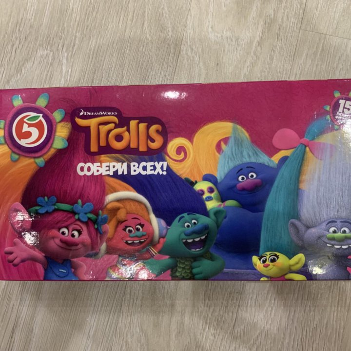 Коллекция ластиков Trolls