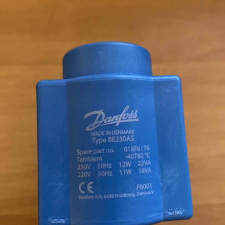 Катушка электромагнитная тип BG Danfoss018F6801