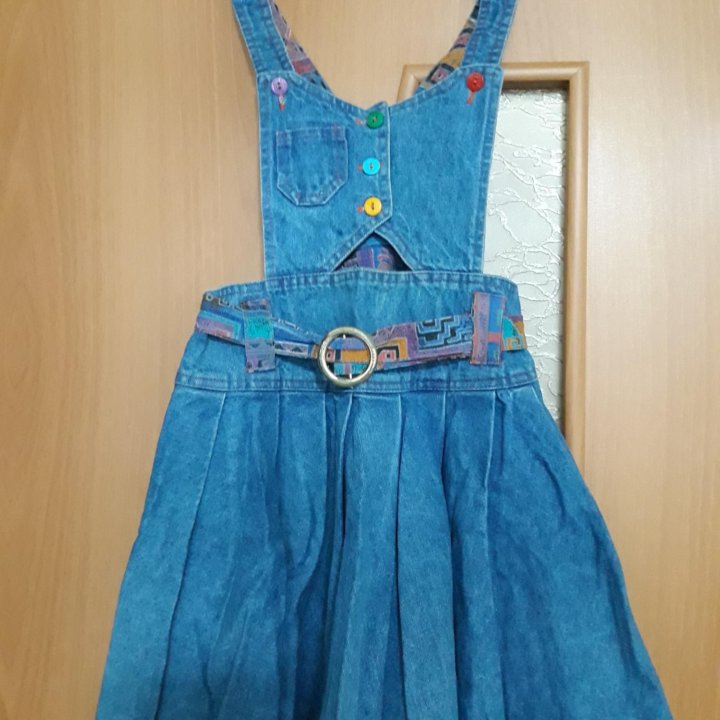 Сарафан джинсовый