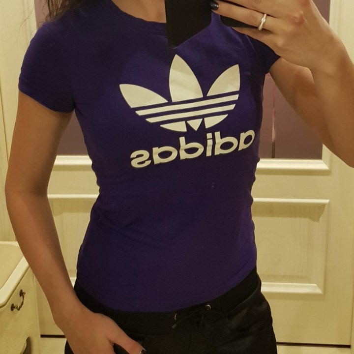 Футболка фиолетовая Adidas