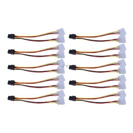 Переходник 2 Molex на 6 pin для Видеокарты