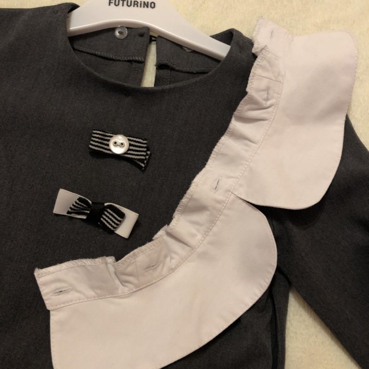 Комплект Школьной одежды на девочку р 128 Серый
